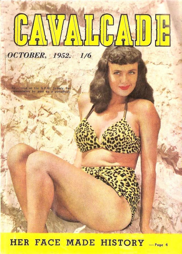 Cavalcade magazine cover, October 1952