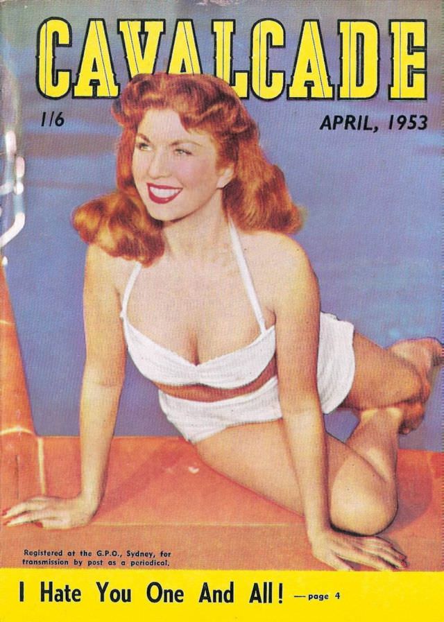 Cavalcade magazine cover, April 1953
