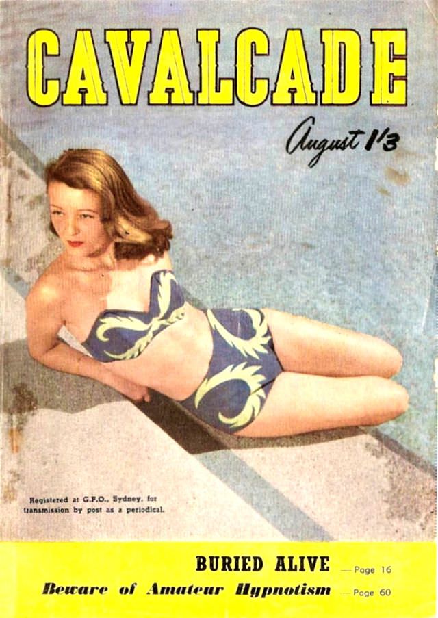 Cavalcade magazine cover, August 1951