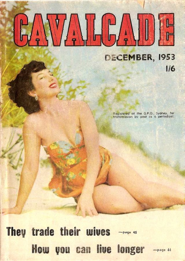 Cavalcade magazine cover, December 1953