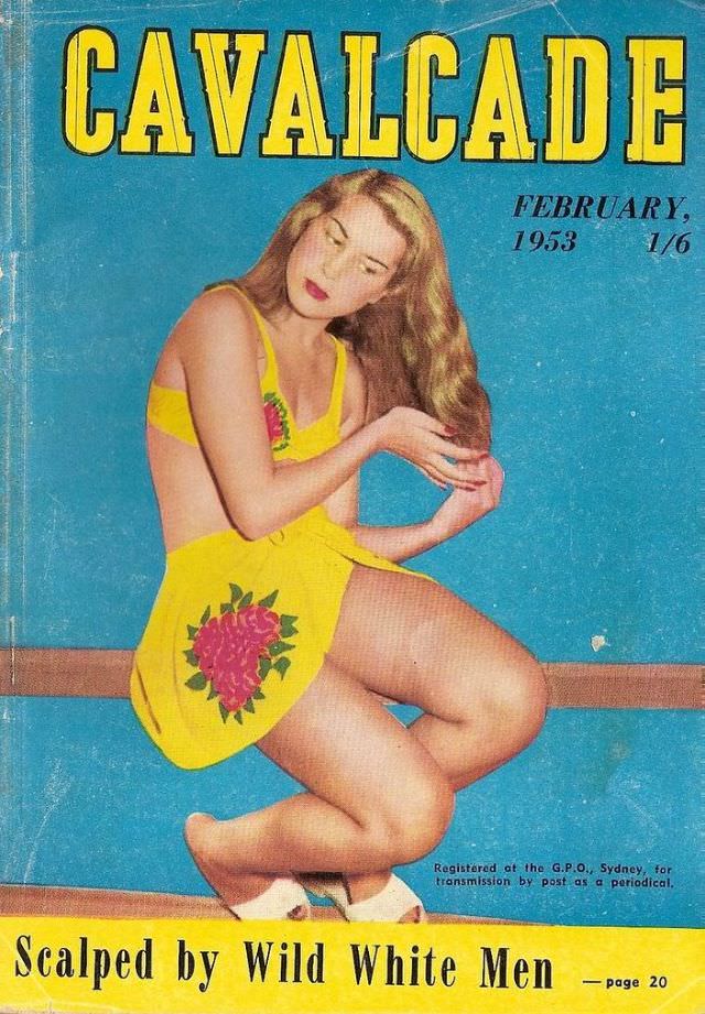 Cavalcade magazine cover, February 1953