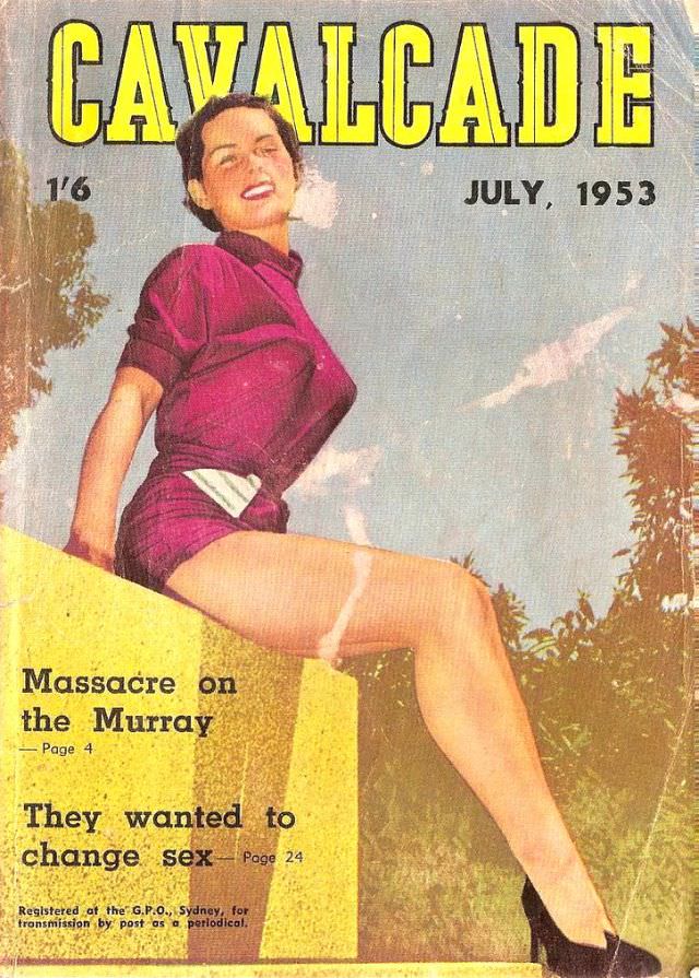 Cavalcade magazine cover, July 1953