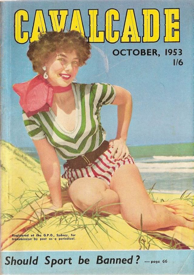 Cavalcade magazine cover, October 1953