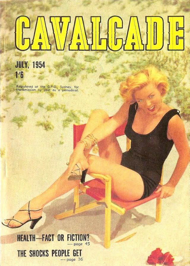 Cavalcade magazine cover, July 1954
