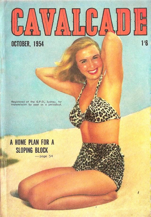 Cavalcade magazine cover, October 1954