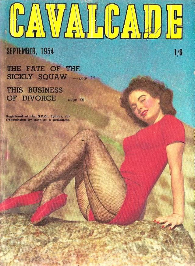 Cavalcade magazine cover, September 1954