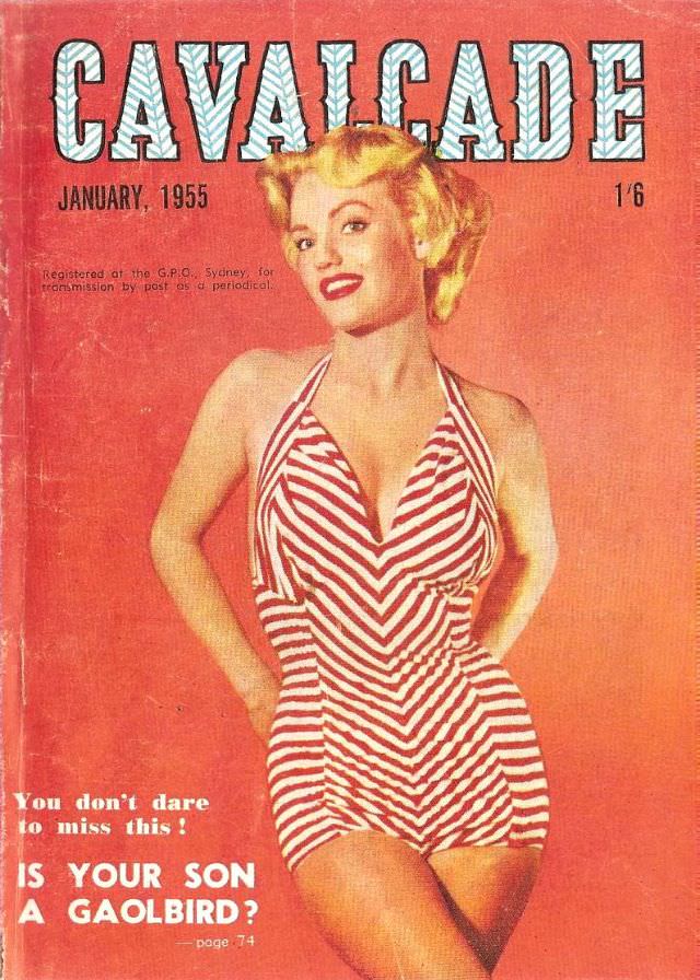 Cavalcade magazine cover, January 1955