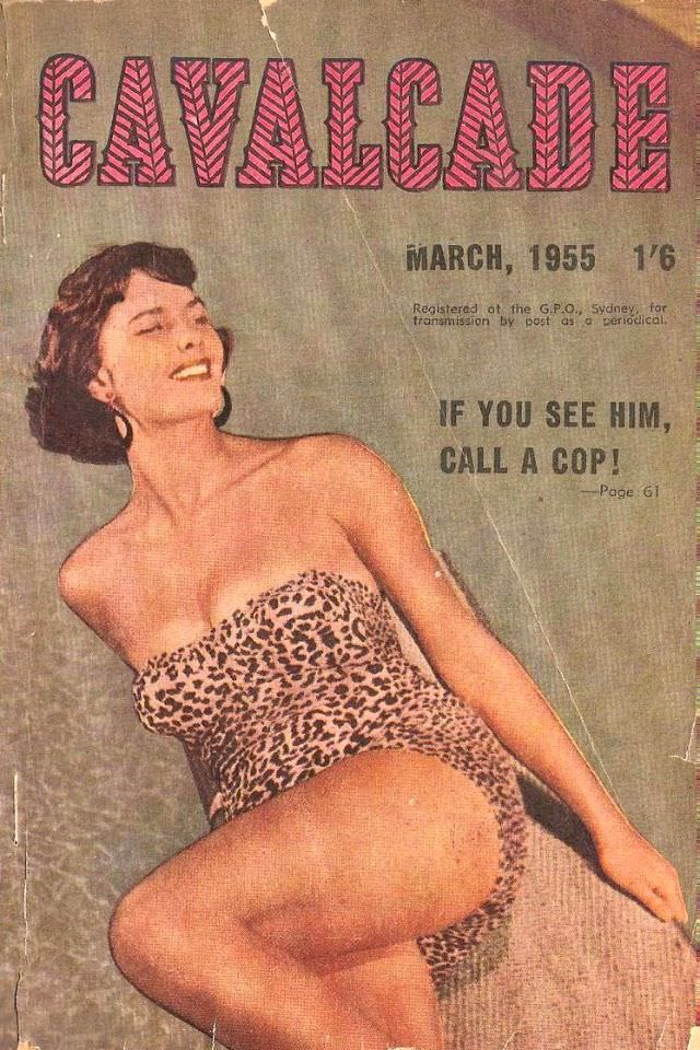 Cavalcade magazine cover, March 1955
