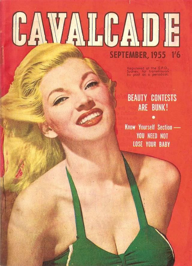 Cavalcade magazine cover, September 1955