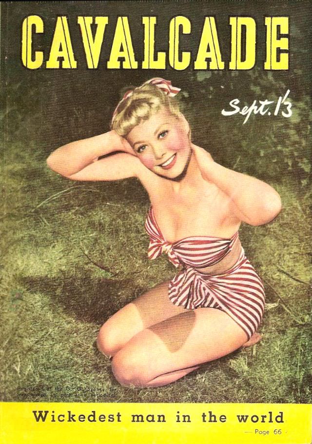 Cavalcade magazine cover, September 1951