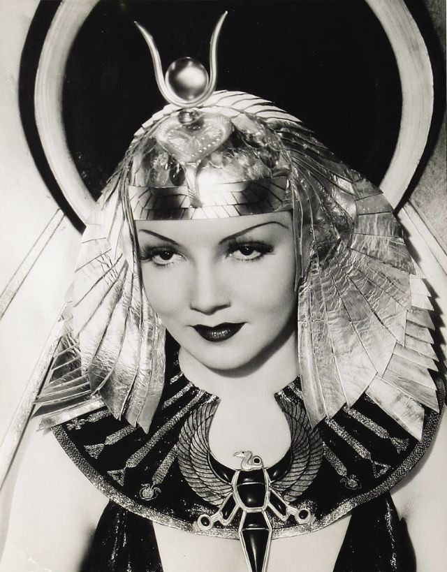 Claudette Colbert in "Cleopatra," 1934.