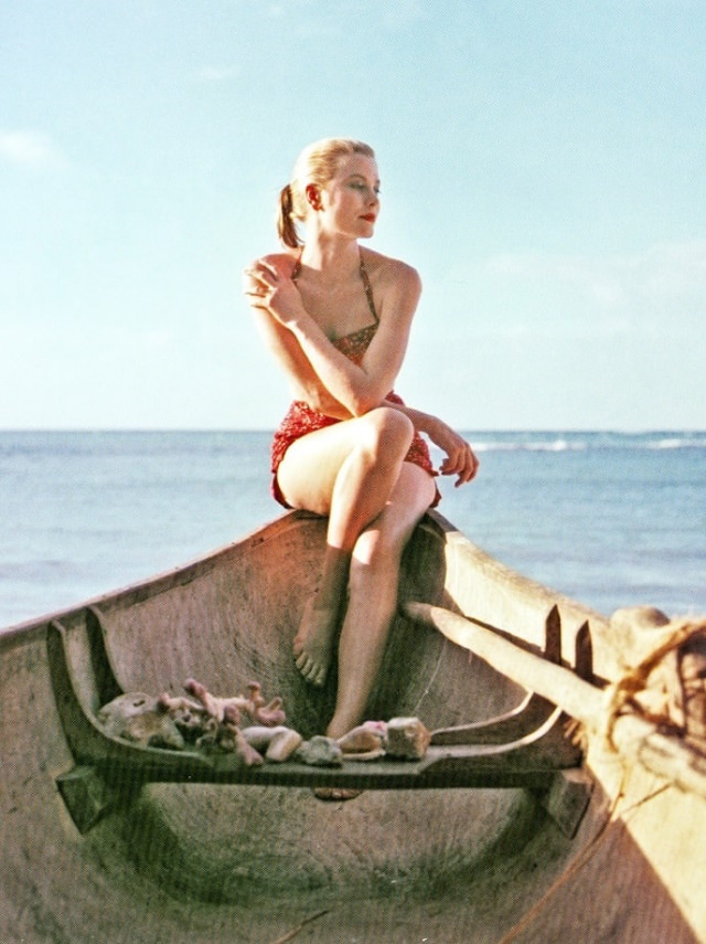 Snapshots of Grace Kelly's Serene 1955 Vacation in Jamaica's Tropical Paradise