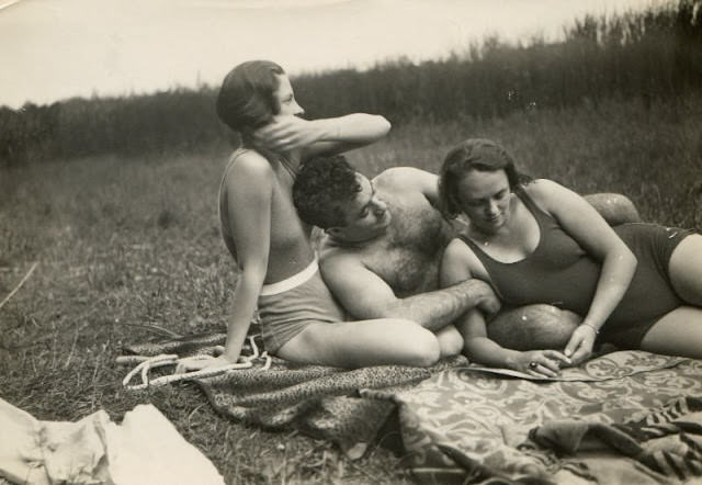 Bathing friends, 1930s