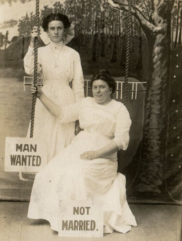 Man Wanted - Not Married, 1900s
