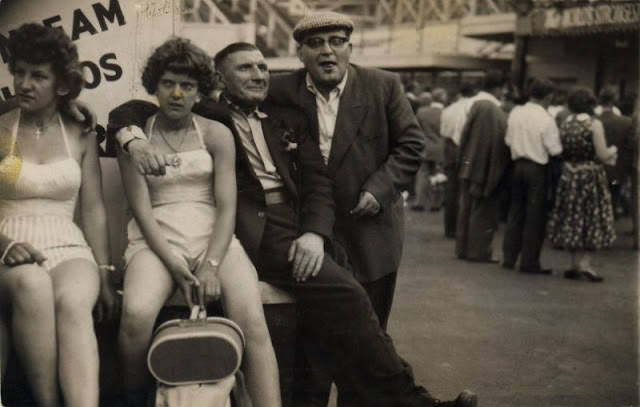 On the pier, 1950s