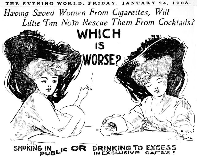 When New York City Said No to Women Smoking in Public in 1908