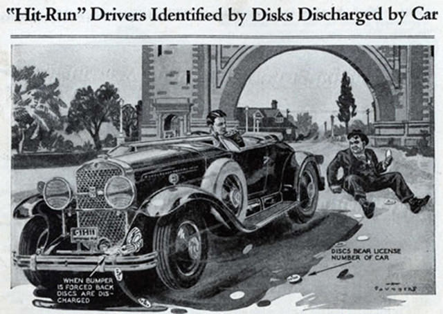 Dischargeable discs that determine a driver's identity