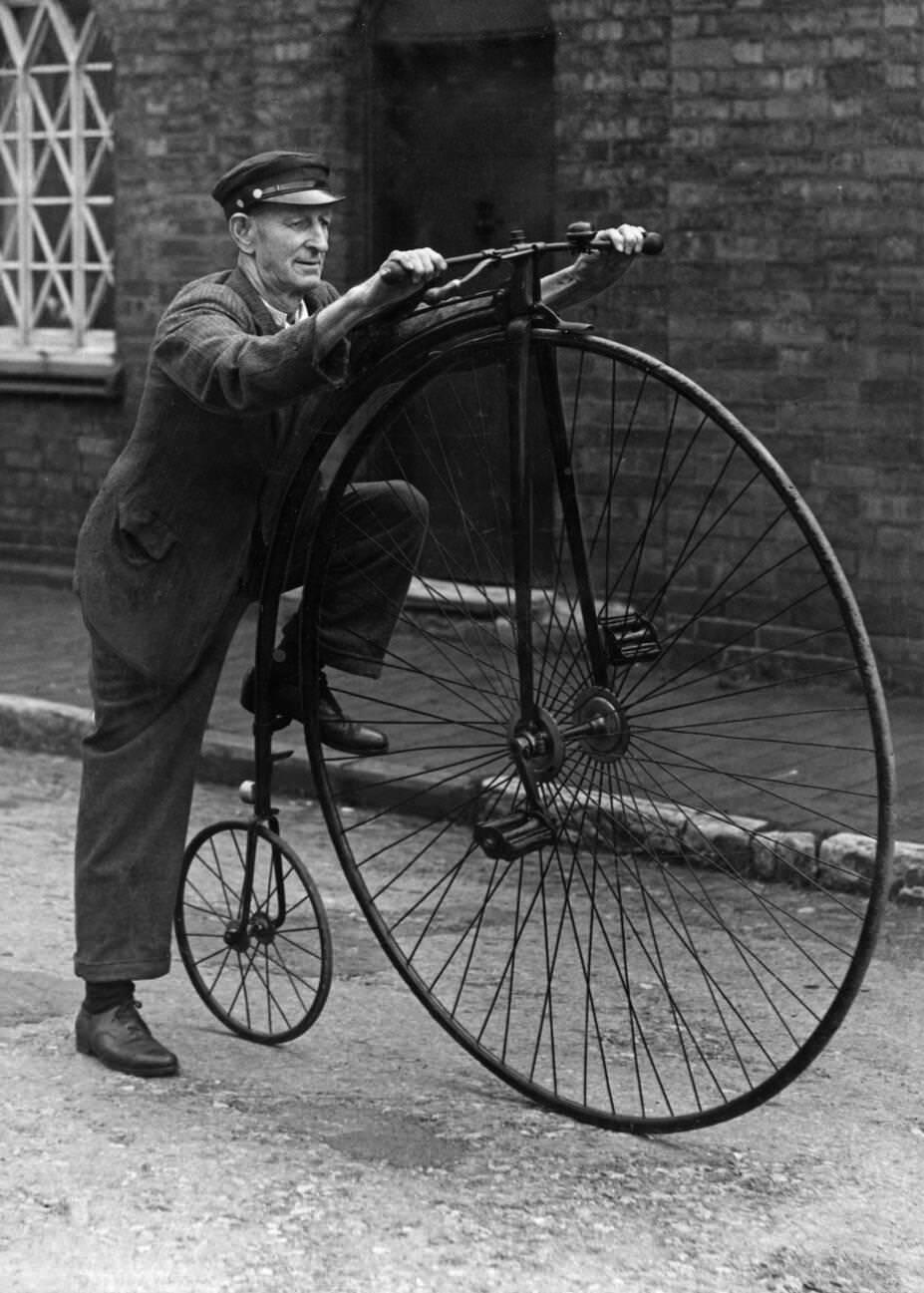 The Penny-Farthing Era Captured in Timeless Vintage Cycling Photographs