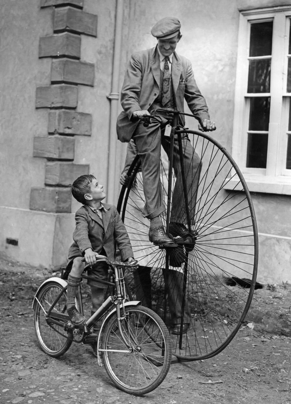 The Penny-Farthing Era Captured in Timeless Vintage Cycling Photographs