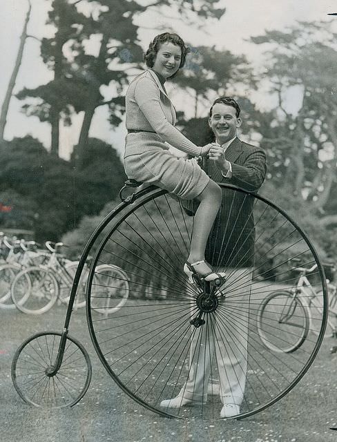 The Penny-Farthing Era Captured in Timeless Vintage Cycling Photographs