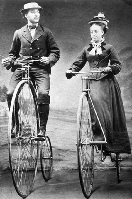 The Penny-Farthing Era Captured in Timeless Vintage Cycling Photographs