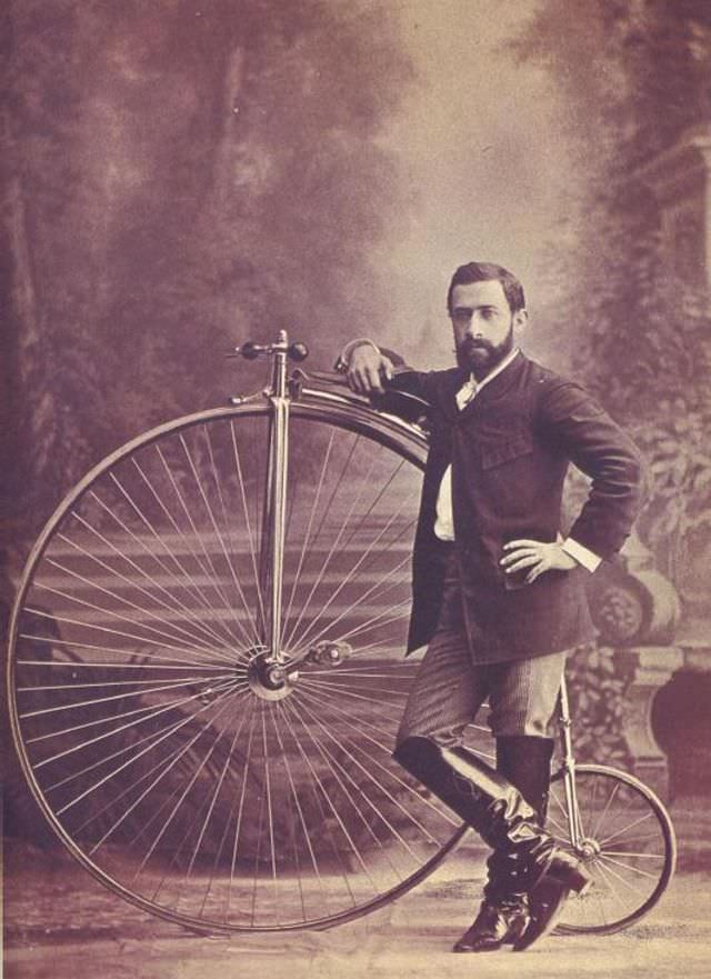 The Penny-Farthing Era Captured in Timeless Vintage Cycling Photographs