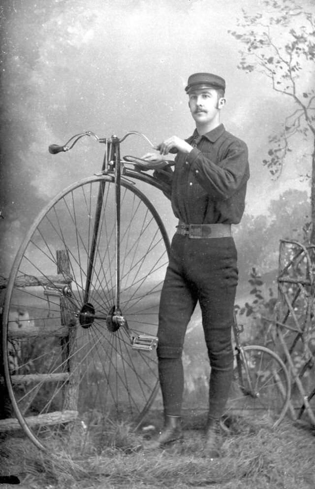 The Penny-Farthing Era Captured in Timeless Vintage Cycling Photographs