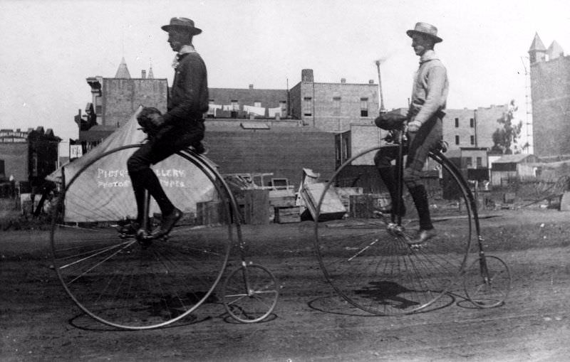 The Penny-Farthing Era Captured in Timeless Vintage Cycling Photographs