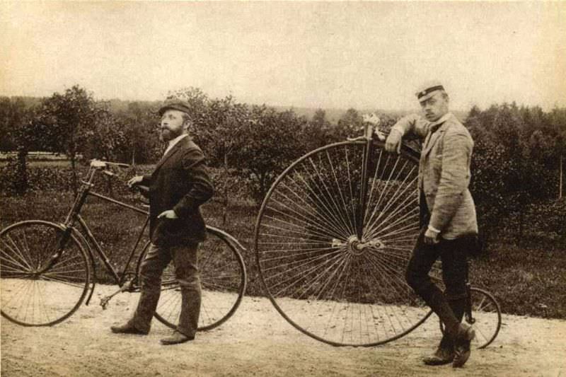 The Penny-Farthing Era Captured in Timeless Vintage Cycling Photographs