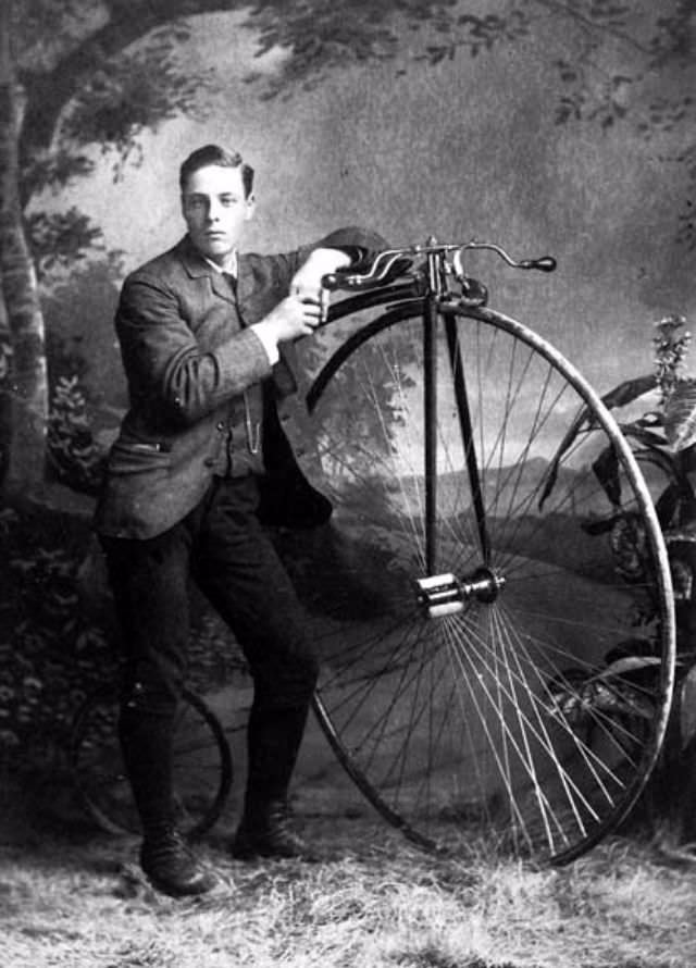 The Penny-Farthing Era Captured in Timeless Vintage Cycling Photographs