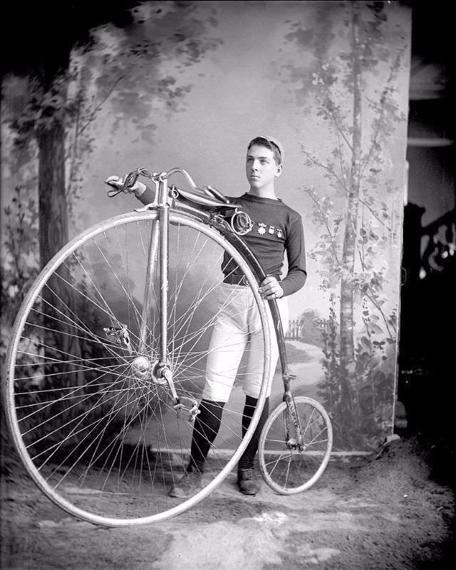 The Penny-Farthing Era Captured in Timeless Vintage Cycling Photographs