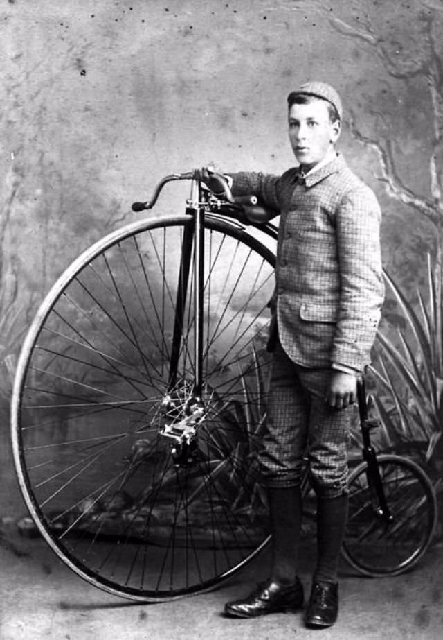 The Penny-Farthing Era Captured in Timeless Vintage Cycling Photographs