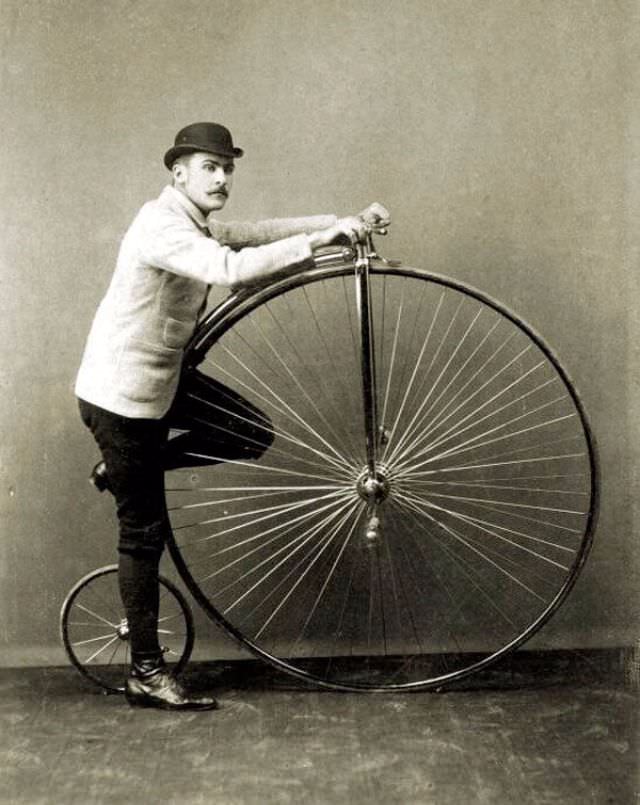 The Penny-Farthing Era Captured in Timeless Vintage Cycling Photographs