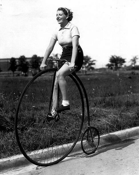 The Penny-Farthing Era Captured in Timeless Vintage Cycling Photographs