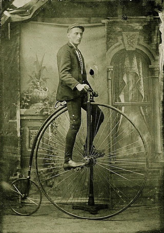 The Penny-Farthing Era Captured in Timeless Vintage Cycling Photographs