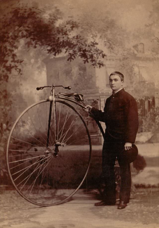 The Penny-Farthing Era Captured in Timeless Vintage Cycling Photographs