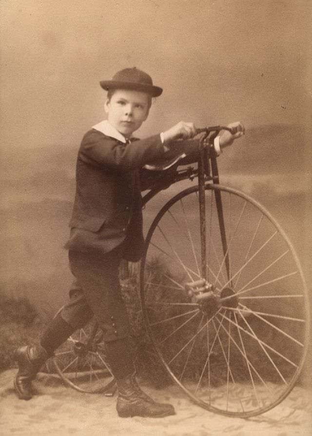 The Penny-Farthing Era Captured in Timeless Vintage Cycling Photographs