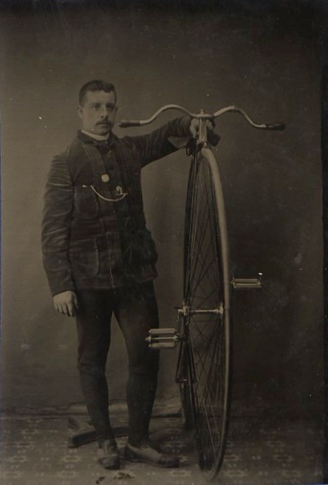 The Penny-Farthing Era Captured in Timeless Vintage Cycling Photographs