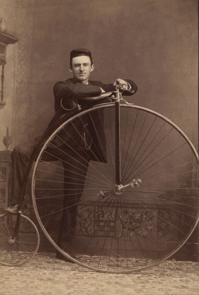 The Penny-Farthing Era Captured in Timeless Vintage Cycling Photographs