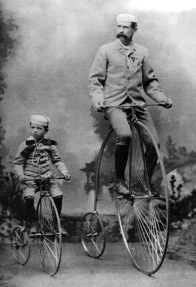 The Penny-Farthing Era Captured in Timeless Vintage Cycling Photographs