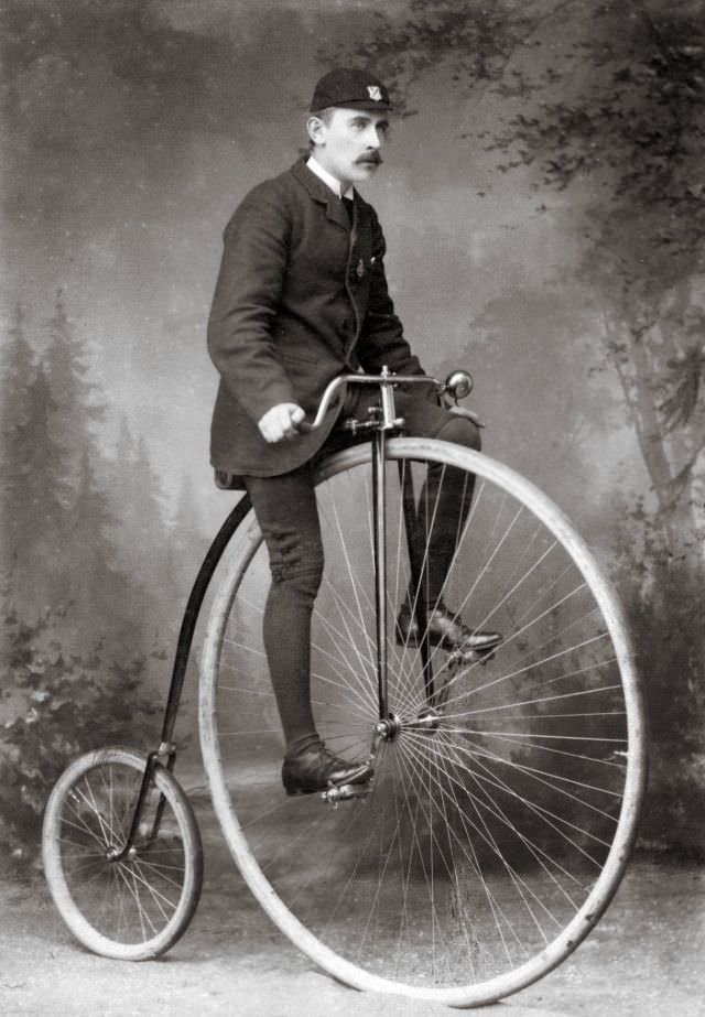 The Penny-Farthing Era Captured in Timeless Vintage Cycling Photographs