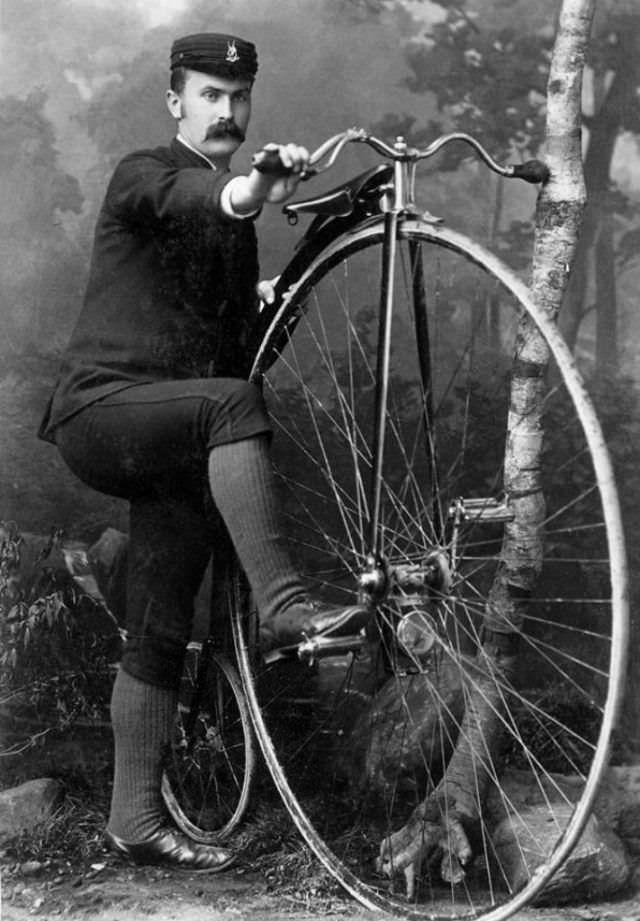 The Penny-Farthing Era Captured in Timeless Vintage Cycling Photographs