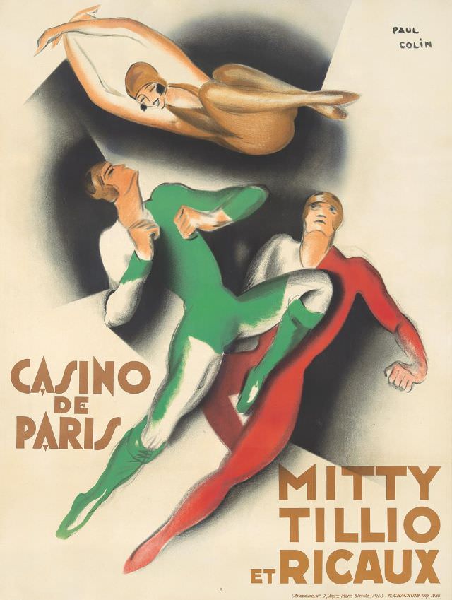 Mitty Tillio et Ricaux, Casino de Paris, 1928