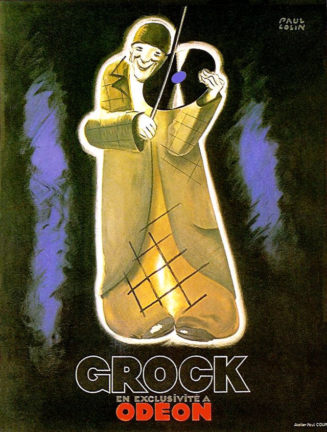 Grock en exclusivité à Odeon, 1930