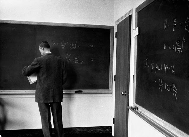 J. Robert Oppenheimer at Princeton, 1949.