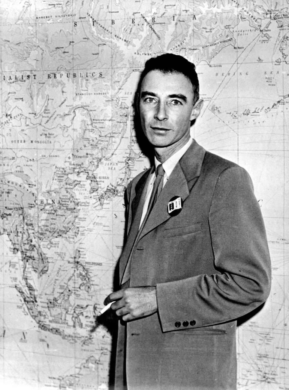 Dr. J. Robert Oppenheimer, t Princeton, NJ, August 22, 1950.