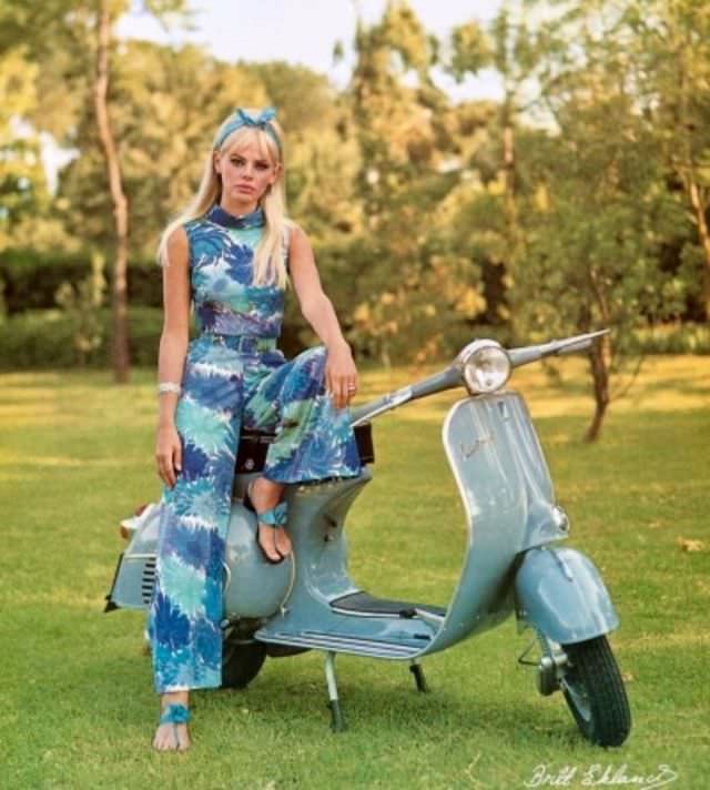 Vintage Vespa Ads and the Celebrities Who Loved Them: A Glimpse into Scooter Glamour