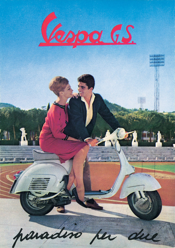 Vintage Vespa Ads and the Celebrities Who Loved Them: A Glimpse into Scooter Glamour