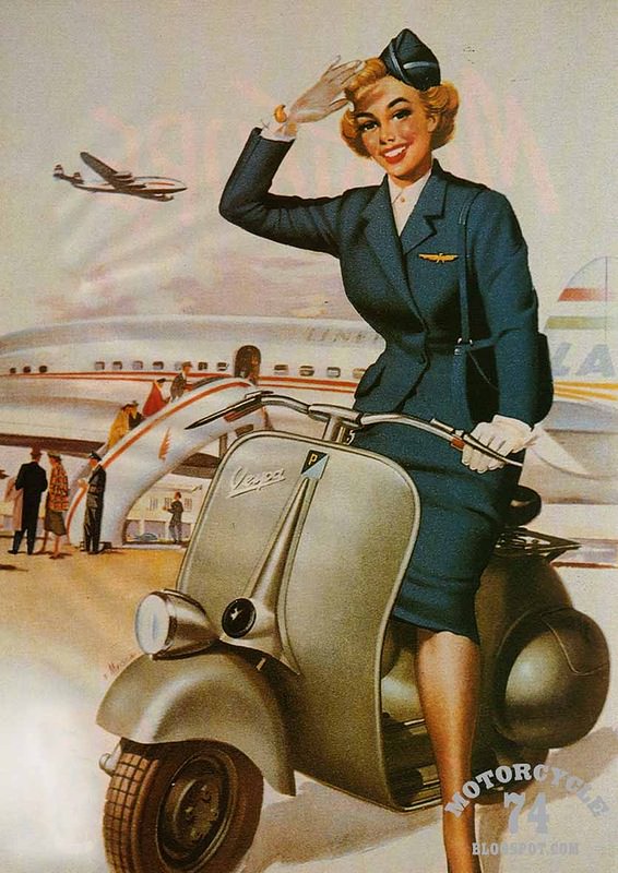 Vintage Vespa Ads and the Celebrities Who Loved Them: A Glimpse into Scooter Glamour