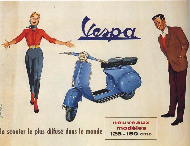 Vintage Vespa Ads and the Celebrities Who Loved Them: A Glimpse into Scooter Glamour